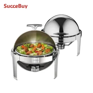 Roll Top Stainless Steel Chafer  Dish
