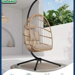 Wicker Hanging Egg Swing Chair