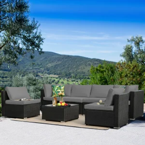 Patio Sectional Sofa Set