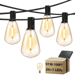 100 Feet Solar String Lights